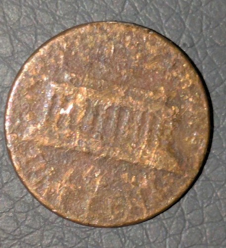 1968 (I Think) 1c Cent Strong Grease Filled Improperly Annealed Struck Through - Picture 10 of 11