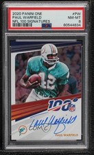2020 Panini One NFL 100 Signatures Paul Warfield #N100-PW PSA 8 Auto HOF 1q7