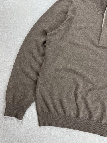 Maglione Gran Sasso in maglia di lana/cashmere con zip taglia 52 - Foto 4 di 15
