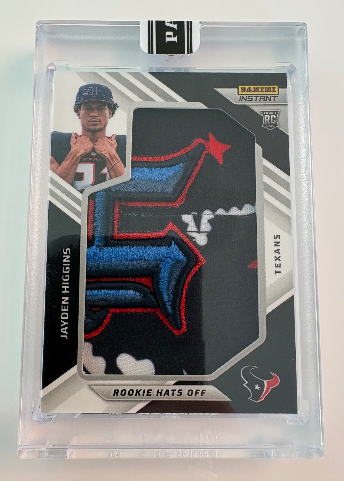 Jayden Higgins 2025 Panini Rookie Hats Off 1/1 & 2/2 Only 1 in Existence RC 🔥 view 6