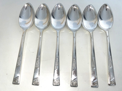 Vintage Heritage Teller 6 x Dessertlöffel