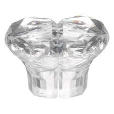 Toilet Button Pusher, Heart Shaped Toilet Tank Button Clear