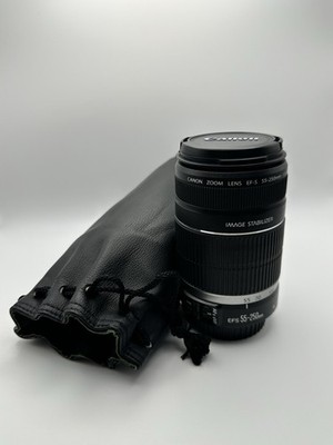 Canon 55-250mm IS Image Stabilizer EF-S Auto Focus Lens