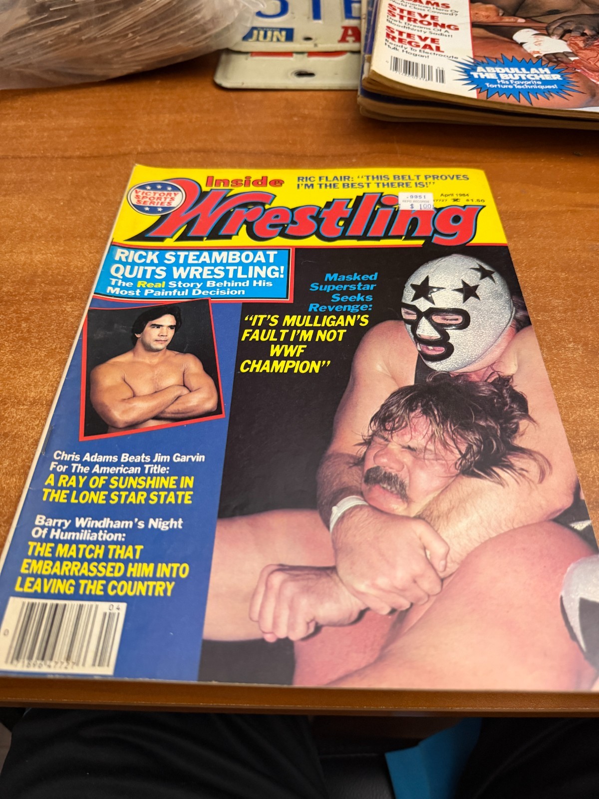 Inside Wrestling Magazine Masked Superstar April 1984