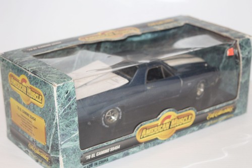 American Muscle Ertl Collectibles 1970 Chevy El Camino SS 454 scala 1:18 pressofuso - Foto 5 di 8