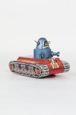 1958' K.O. Yoshiya V-3 Robot Tank Tin Toys