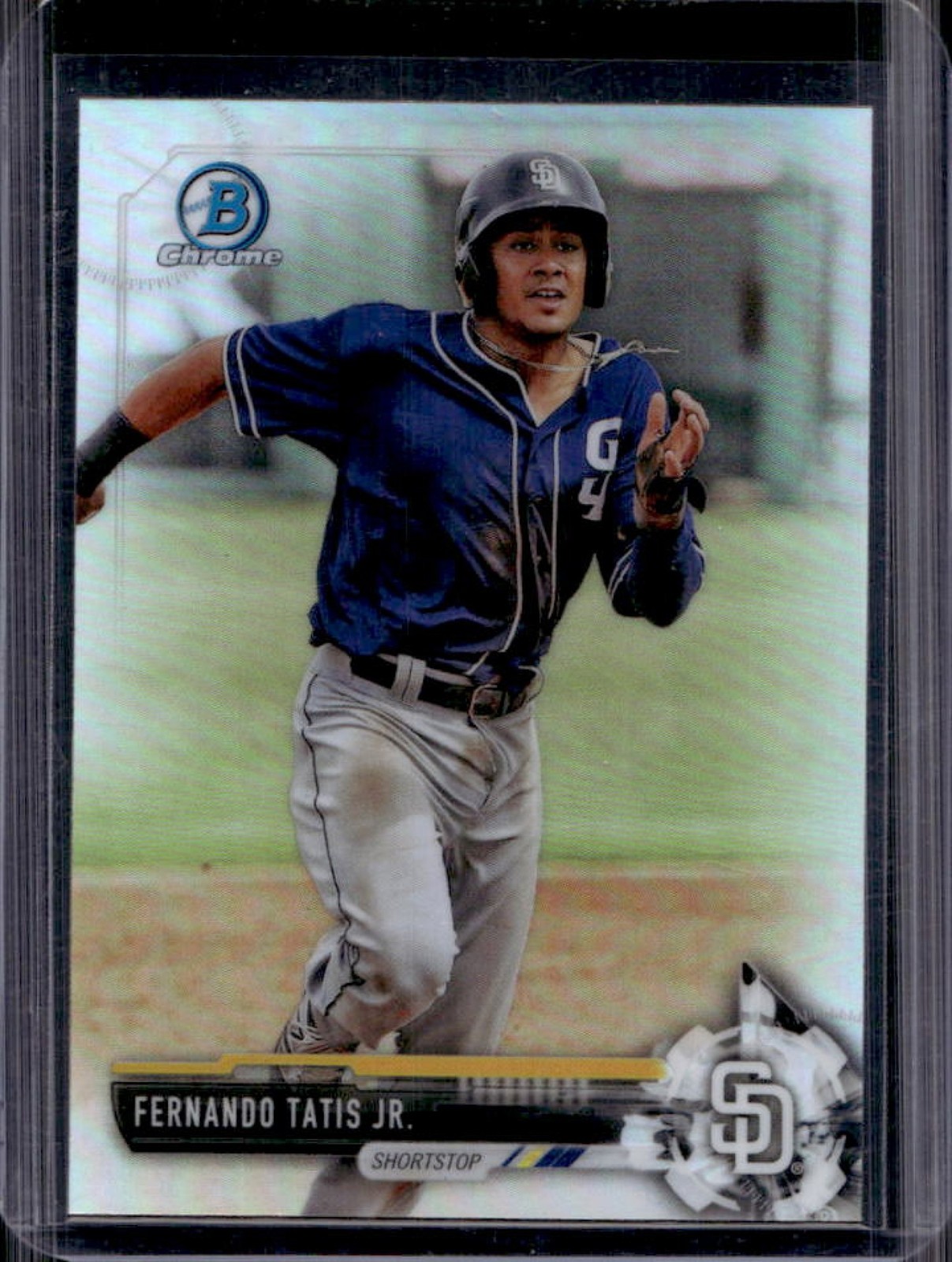 2017 Bowman Draft Fernando Tatis Jr. Chrome Prospect Refractor #BDC-71 Padres