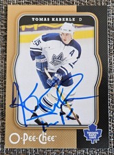 TOMAS KABERLE Autographed 2007-08 O-Pee-Chee Card