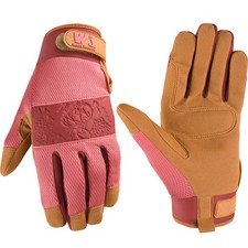 Wells Lamont Women's High Dexterity Breathable Work and Gardening Large, Pink