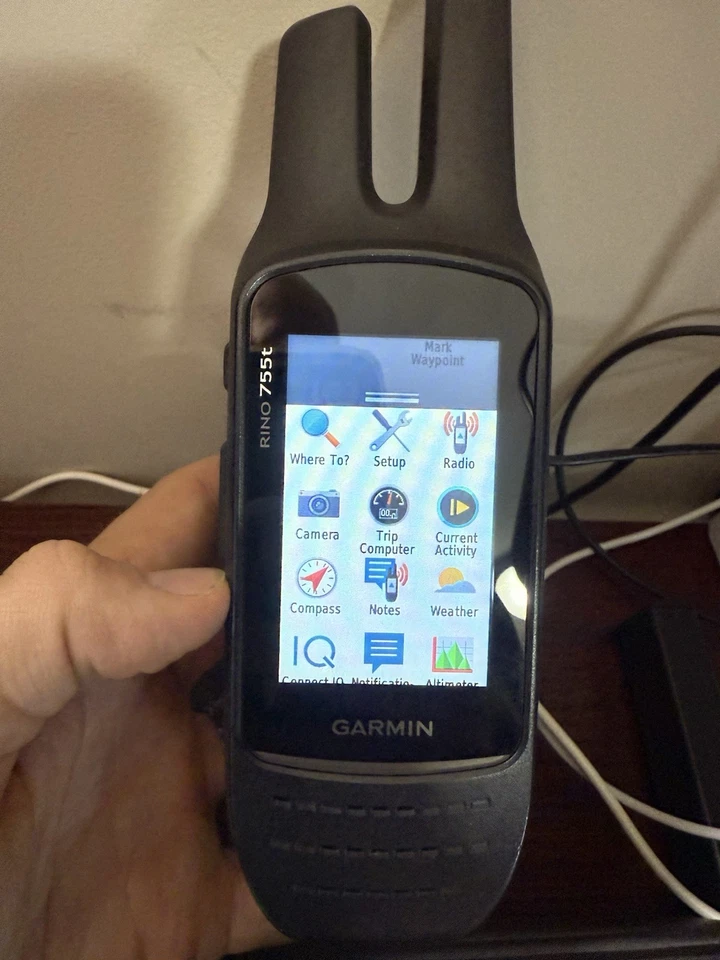 Garmin Rino 755t 2-Way GPS Radio Needs Battery - Image 4 of 4