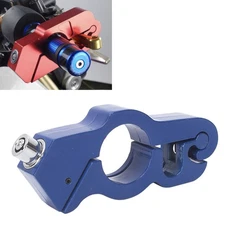 Blue Motor Handlebar Lock Anti-Theft Grip Throttle Security Bike Scooter ATV