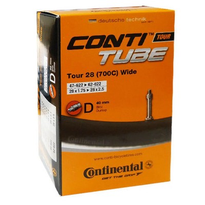 Continental Schlauch Conti 28x1.75-2.40'' 47-62/622 D40, TOUR 28 wide DV 40mm