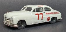 1950 Mercury 8 Coupe NASCAR Chuck Mahoney weiss 1/43 Zinnlegierung Fertigmodell