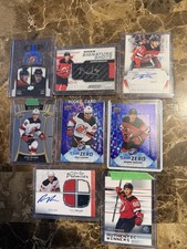 Hockey Cards Lot (8) Autographs, rookie, Patches, & More...
