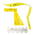 Tailoring Scale Pack of 4 Scales Arm Hole Scallop Blouse Dart & Hip Shape