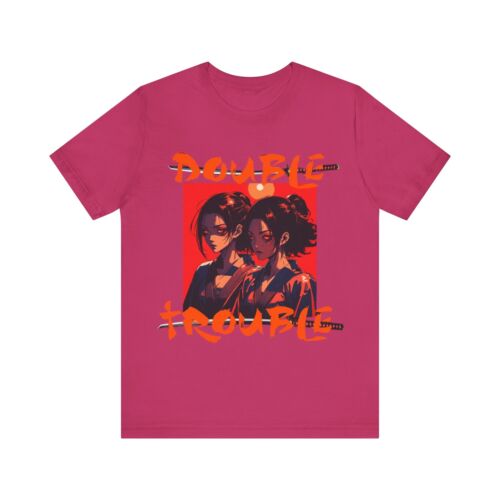 Asian Manga Samurai Girls Portrait T-shirt, Onna-musha Illustration Tee, Unisex - Picture 145 of 168