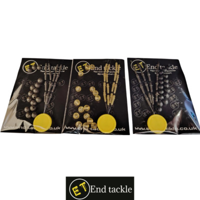 Naked Chod System 16 Sets / 32pcs Terminal Tackle Carp Fishing Tapered Bore Bead