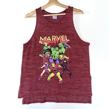 Camisa Vengadores Mujer Extra Grande Marvel Roja Oficial Hulk Iron Man Pantera Negra