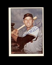 Jim Davenport Hand Signed 1978 TCMA 60's San Francisco Giants Autograph