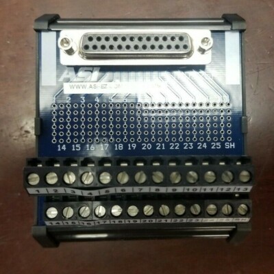 ASI IMDS25F Terminal Block Interface Module 26-12AWG 25-Position DIN Mount