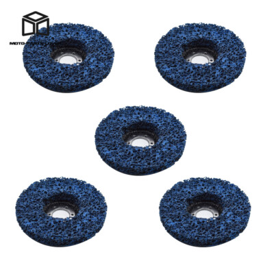 Strip Disc Wheel 4.5'' x 7/8'' 5 Pack Paint Rust Removal Clean For Angle Grinder