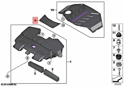 Genuine BMW X5 X6 M E70 E71 X5 M SAC SUV INSERT 13717589647 | eBay