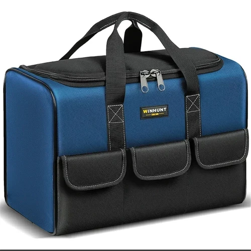 Large Oxford Tool Pouch Storage Carry Bag Portable Tool kit Heavy Duty Tool Case - Picture 1 of 14