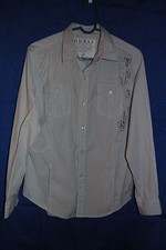Boys GUESS Striped Button Down Shirt Size XL/20
