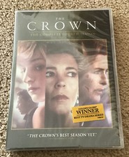 The Crown: The Complete Fourth Season DVD , NEW, Cracked cases, free shipping