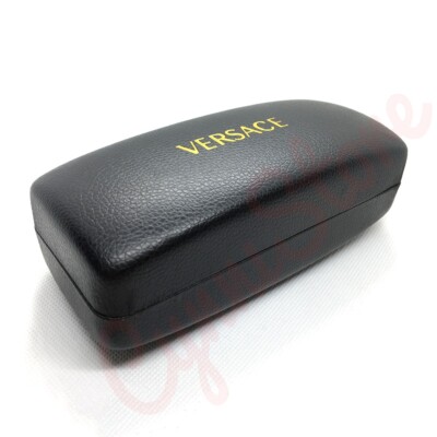 Versace Universal Black Large Hard Case for Sunglasses with Cleaning Cloth & Box