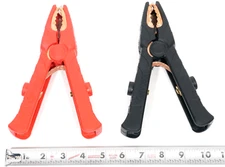 100% Solid Copper Dual Jaw Heavy Duty 1000 AMP Booster Cable Clamp 1000A Jumper