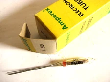 One Holland Amperex 6977 (DM160) Magic Eye Indicator Tube - NOS / New In Box