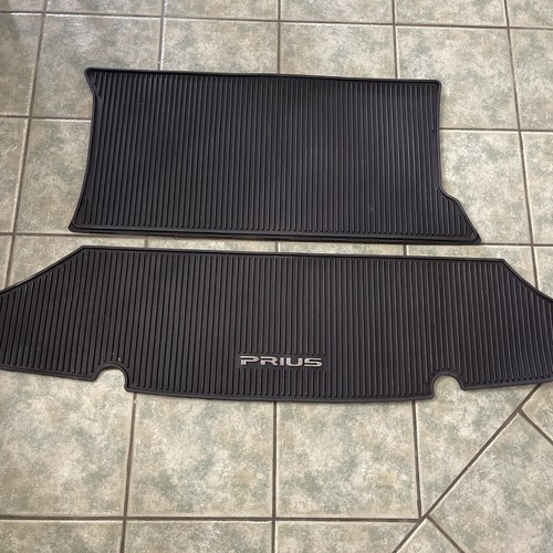 Toyota Prius 2010 2015 Black All Weather Rubber Cargo Trunk Mat OEM