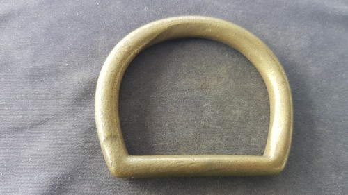 Lovely 17/18 hundreds huge heavy bronze buckle. Please read description. L128h