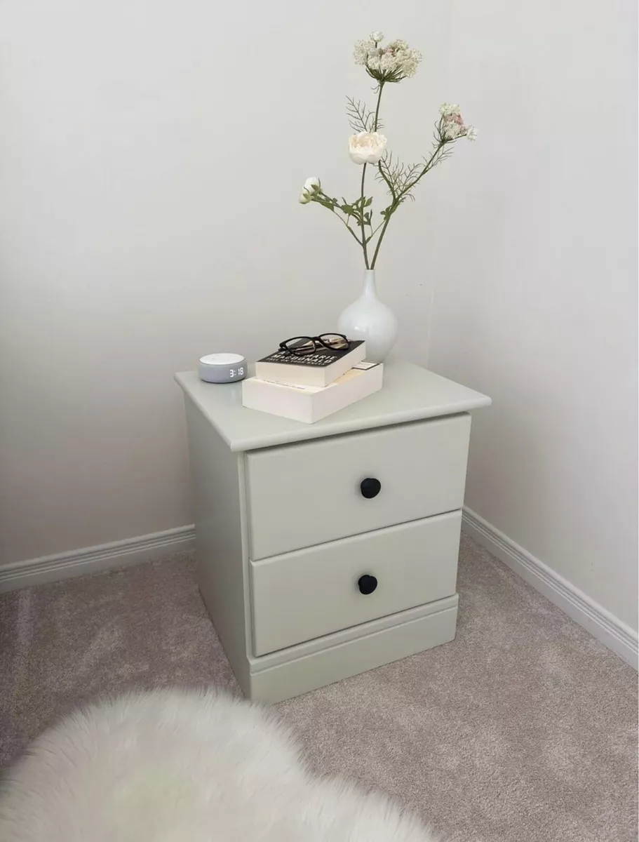 Solid Wood Night Stand Pair eBay