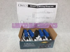 New Omega DS-Kit-4.4 4 Door Central Door Lock Kit w/ Relay Actuators & Wiring