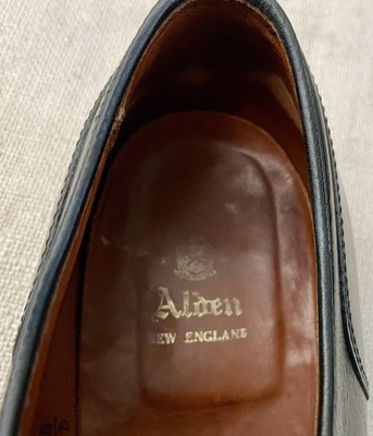 Alden Black Calfskin