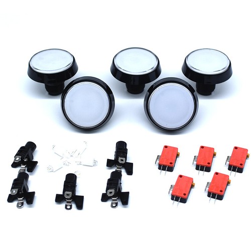60mm Arcade Button LED Dome Illuminated with Microswitch For JAMMA MAME Game New - Picture 9 of 46