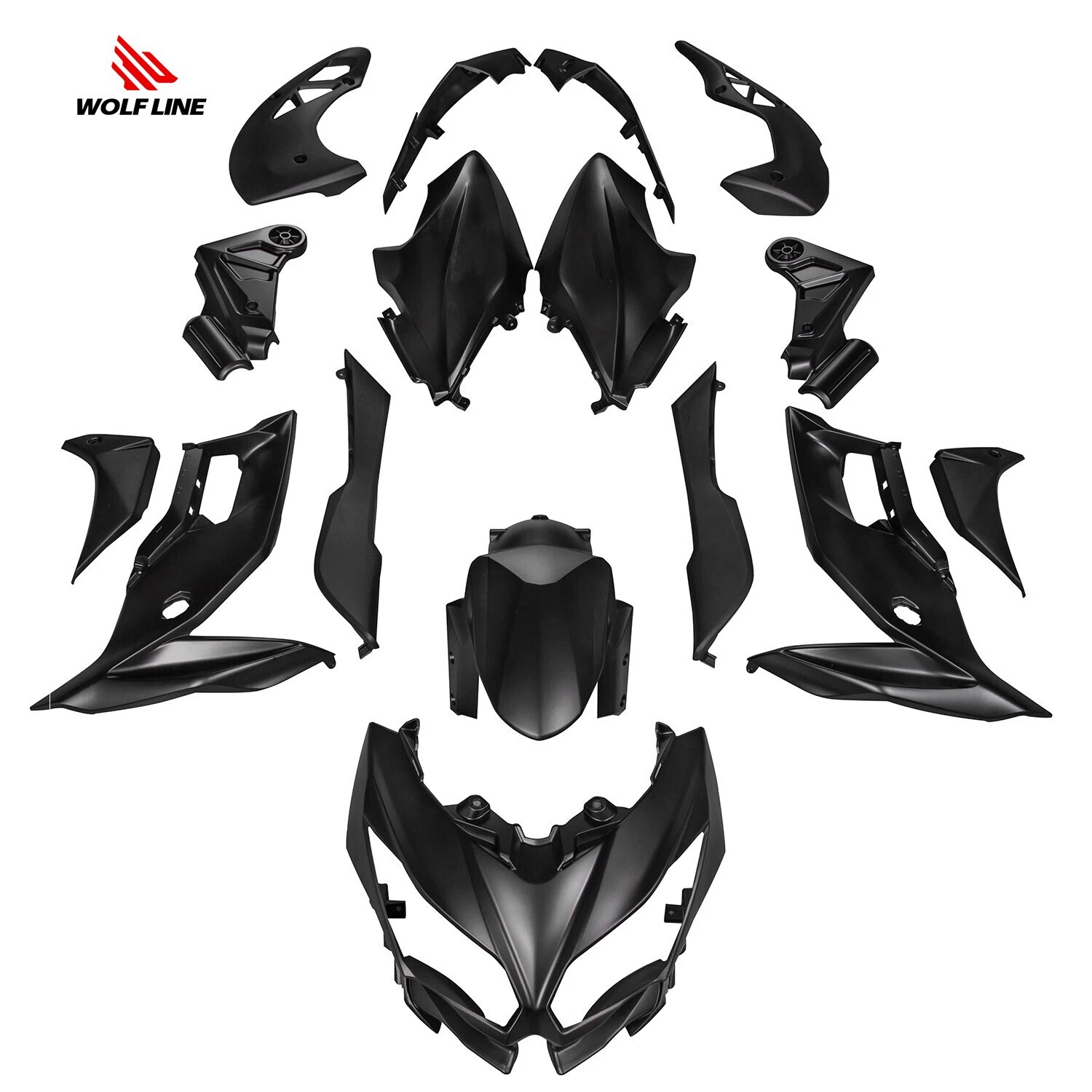 Unpainted Injection Molding Bodywork Fairing For Kawasaki Versys KLE 650 2015-21