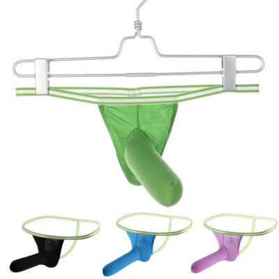 Mens Sexy Underwear T-back Thongs G-string Briefs Elephant Nose Pouch Underpants