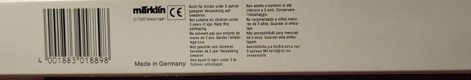 Märklin 1:87 H0 Oldtimer Set 3er Set 1889 Made in Germany TOP ZUSTAND in OVP - Bild 4 von 4