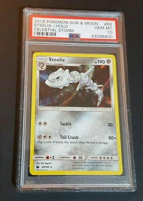 OtBG Steelix 89//168 Celestial Storm Sun Moon Pokemon Holo Foil Near Mint NM