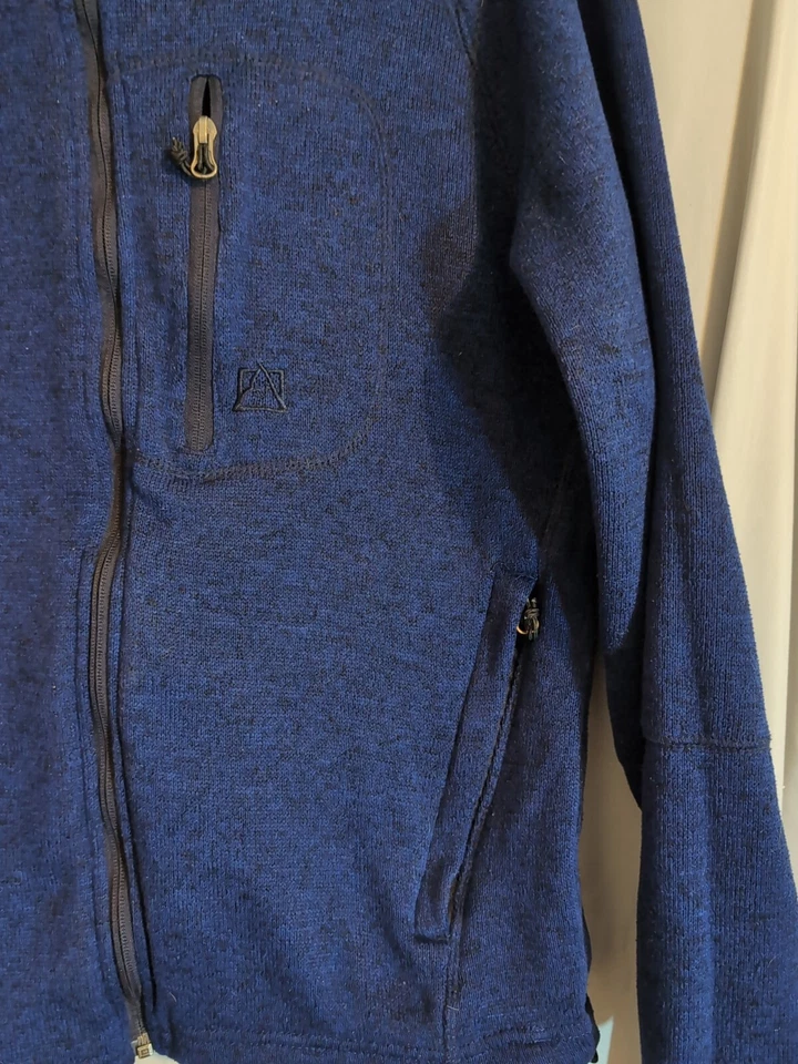 Women's M Avalanche Blue Full Zip Polyester Jacket - Image 2 of 4