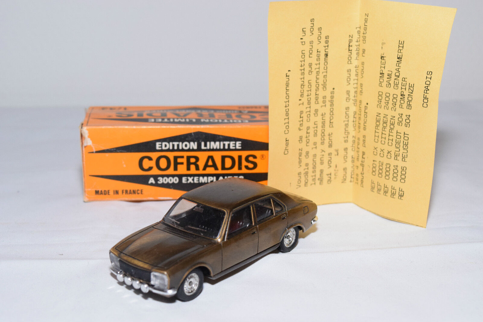 SOLIDO COFRADIS 0005 PEUGEOT 504 BRONZE MINT BOXED RARE SELTEN RARO comprar descuentos SOLIDO COFRADIS 0005 0005 0005 PEUGEOT 504 BRONZE MINT BOXED RARE SELTEN RARO precios bajos