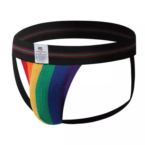 Men Underwear Briefs Athletic Jock Strap Men Jockstrap Wide Waistband Underpants - Picture 8 of 13