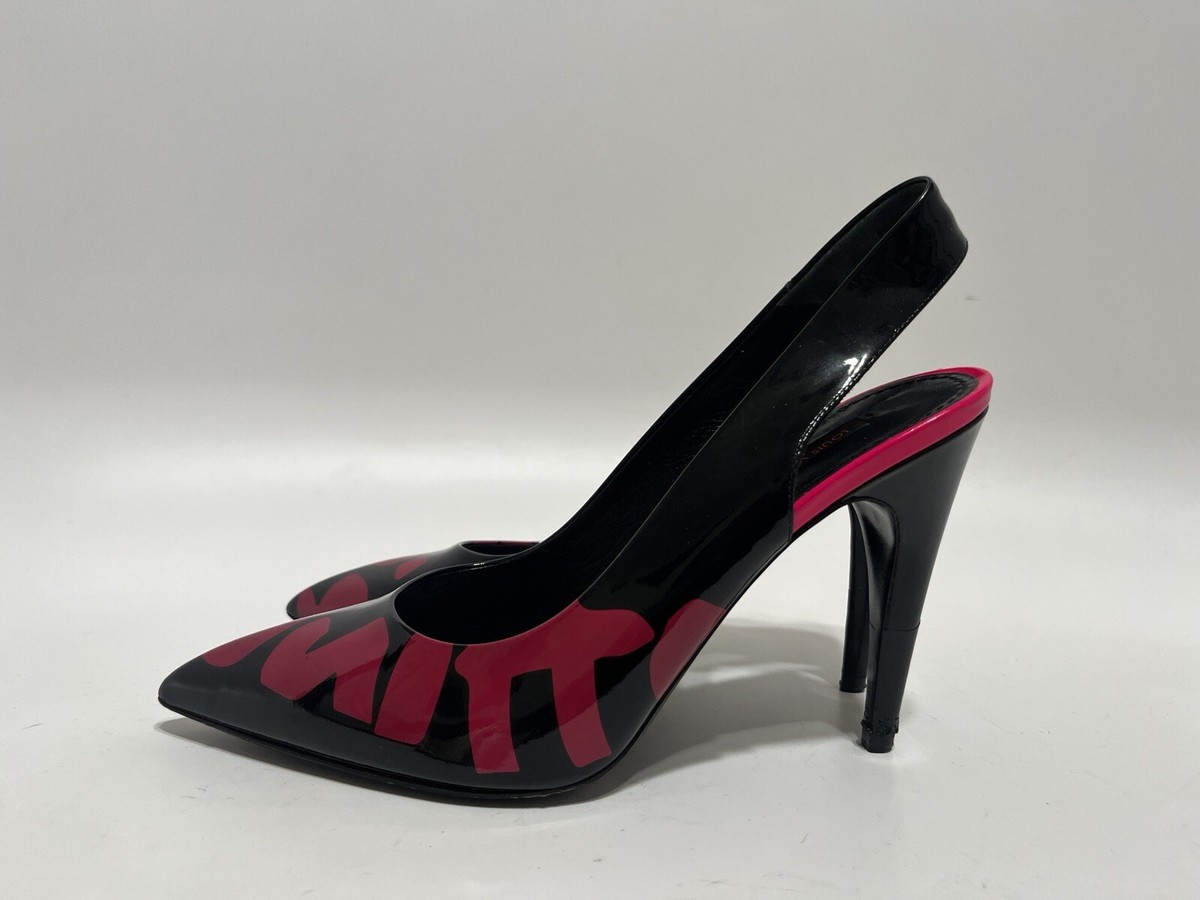 Vtg LOUIS VUITTON PATENT LEATHER STEPHEN SPROUSE GRAFFITI