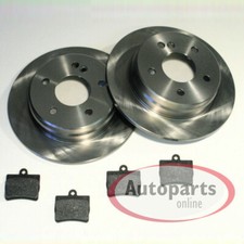 Bremsscheiben Ø 278 mm + Bremsbeläge hinten für Mercedes CLK [C208 A208]