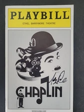 PLAYBILL CHAPLIN August 2012 ETHEL BARRYMORE THEATRE AUTOGRAPHED ROB McCLURE