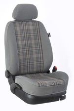 BMW 1er F20 Maß Sitzbezüge Komplettset mit Rücksitz 3-tlg: Guinnes/grau