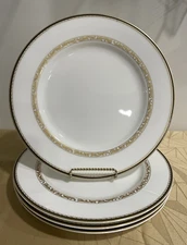 Mikasa “Golden Palace” AL012 Dinner Plates 10 1/2”  Set of 4 - NICE!